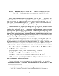 Alpha_1 Nanotechnology Modeling Feasibility Demonstration