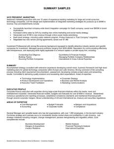 SUMMARY SAMPLES