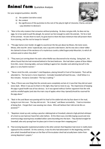 Animal Farm Quotation Analysis Worksheet