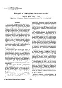 Examples of 3D Grasp Quality Computations Abstract theoreti- cal, and has assumed