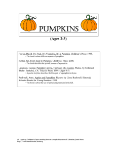 PUMPKINS  (Ages 2-3)