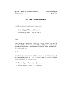 HW 2: due Thursday, February 4