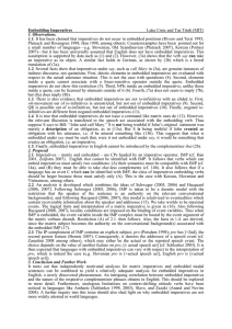 Embedded Imperatives in English: A Linguistic Analysis