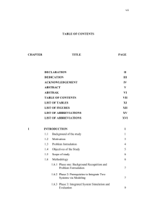 vii TABLE OF CONTENTS CHAPTER