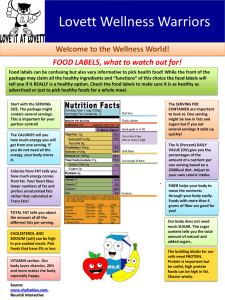 Lovett Wellness Warriors Welcome to the Wellness World!