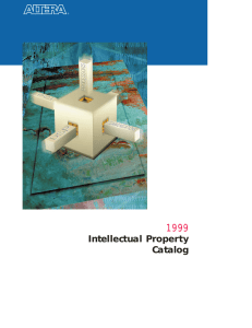 1999 Intellectual Property Catalog ®