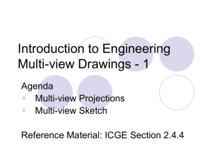 Multi-View Drawings in Engineering: Introduction & Projections