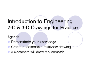 Introduction to Engineering 2-D &amp; 3-D Drawings for Practice