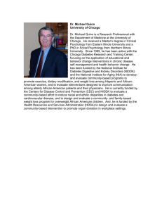 Dr. Michael Quinn is a Research Professional with
