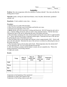 Solubility