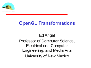 OpenGL Transformations