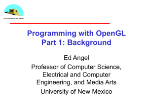 Programming with OpenGL Part 1: Background