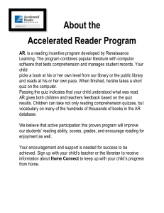 About the Accelerated Reader Program