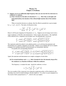 Physics 712 Chapter X Problems