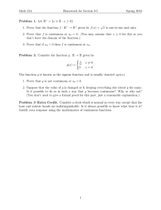 Math 214 Homework for Section 0.5 Spring 2016 Problem 1. Let R
