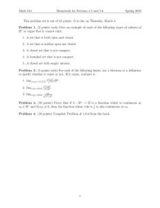 Math 214 Homework for Sections 1.5 and 1.6 Spring 2016