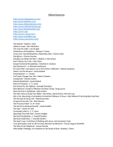 Biblical Resources