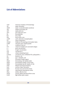 List of Abbreviations