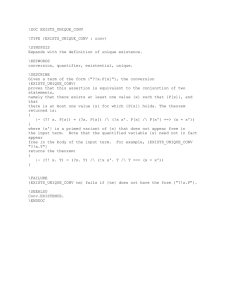 \DOC EXISTS_UNIQUE_CONV  \TYPE {EXISTS_UNIQUE_CONV : conv} \SYNOPSIS