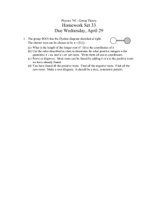 Homework Set 33 Due Wednesday, April 29 ( )
