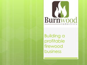Building a profitable firewood business