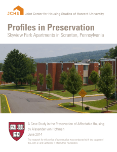 Profiles in Preservation Skyview Park Apartments in Scranton, Pennsylvania