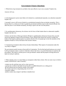 Government Closure Questions