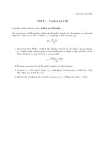 November 26, 2007 PHY 711 – Problem Set # 23