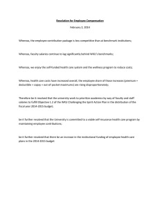 Resolution for Employee Compensation February 2, 2014