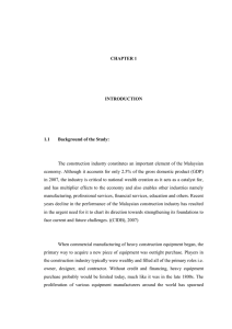 CHAPTER 1 INTRODUCTION 1.1 Background of the Study:
