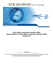 ETSI GS ORI 001 V2.1.1