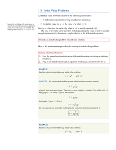 Initial Value Problems: Differential Equations Explained