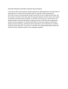 Information Relaxations and Duality in Stochastic Dynamic Programs