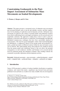 Constraining Geohazards to the Past: Impact Assessment of Submarine Mass