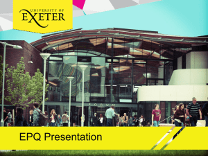 EPQ Presentation