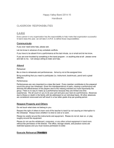 Band Handbook