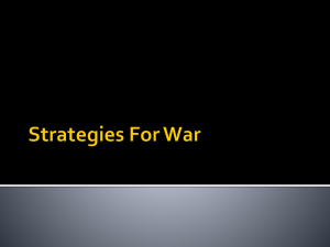 Strategies For War