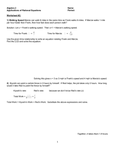 Dialogue Punctuation Exercise 1