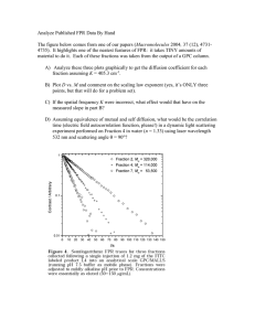 Analyze Published FPR Data By Hand  Macromolecules