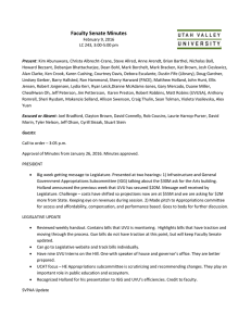 Faculty Senate Minutes