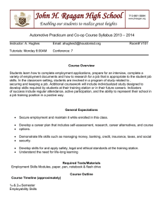 CourseSyllabus Automotive Practicum
