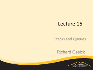 Stacks Queues