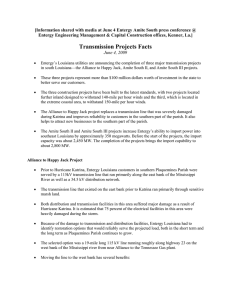 June 4, 2009: Fact Sheet of Press Conference Kenner, LA