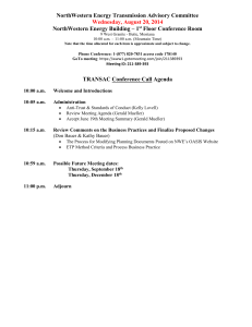 01-Agenda-08-20-14-Conf Call-TRANSAC Updated:2014-08-19 12:14 CS