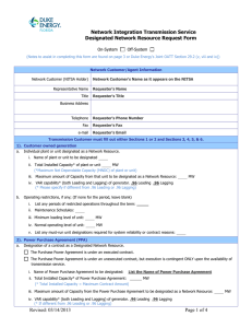 Designation of Network Resource Request Form Updated:2015-05-22 08:41 CS