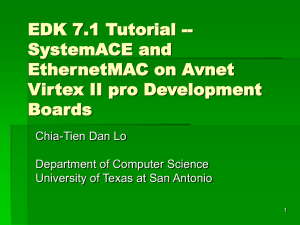 Avnet SysaceEmac Tutorial