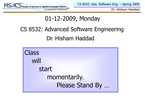 Syllabus Discussion