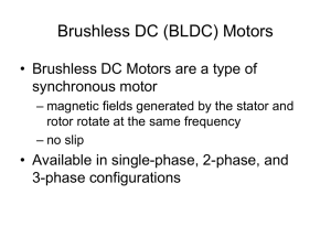 Brushless DC (BLDC) Motors