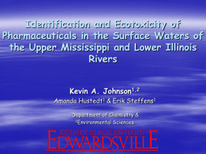 Identification and Ecotoxicity of Pharmaceuticals in the Surface Waters of