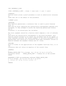 \DOC INSTANCE_T_CONV  \SYNOPSIS